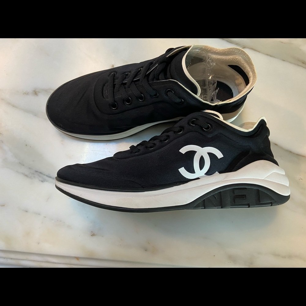 Chanel sneakers in excellent condition.